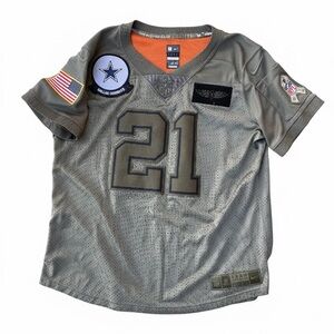 Nike EZEKIEL ELLIOTT Jersey Dallas Cowboys Military Salute to Service large